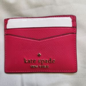 NEW Kate Spade cardholder pink